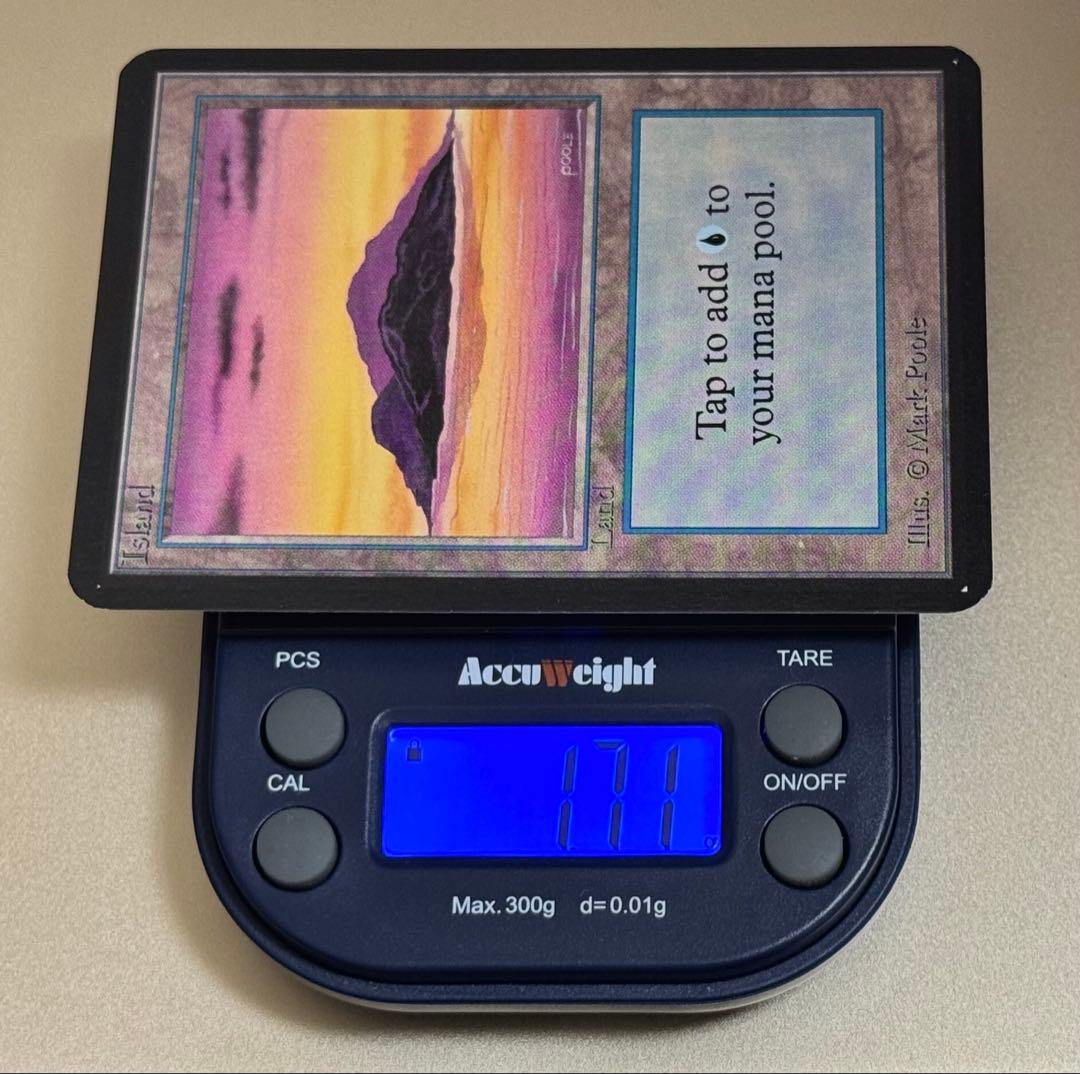 MTG 島  LEA NM- (A Purple)