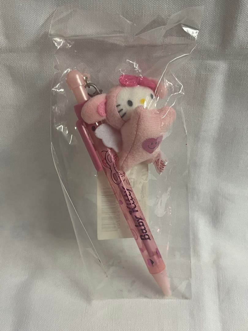 キティ　ベビーボールペン　マスコット付き　ハローキティ　サンリオ　レア