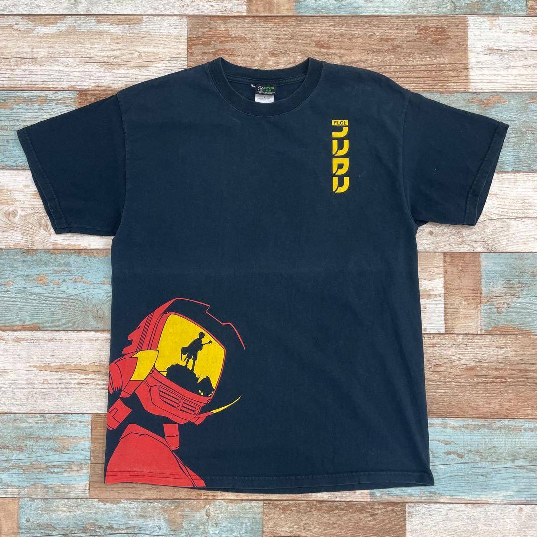 90s 00s FLCL フリクリ Tシャツ アニメ vintage
