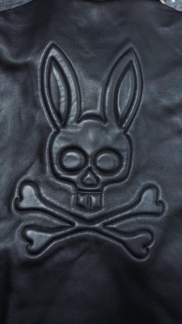 羊革レザー ジャケット Lサイズ【Psycho Bunny サイコバニー 】