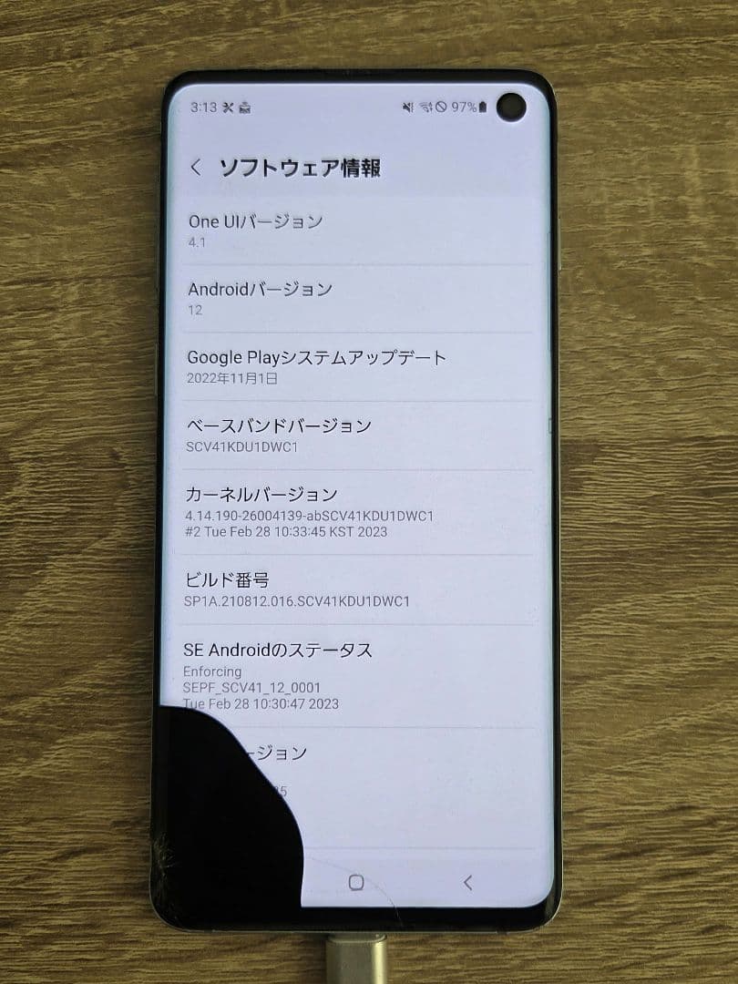 携帯電話本体 Samsung Galaxy S10 skeleton model