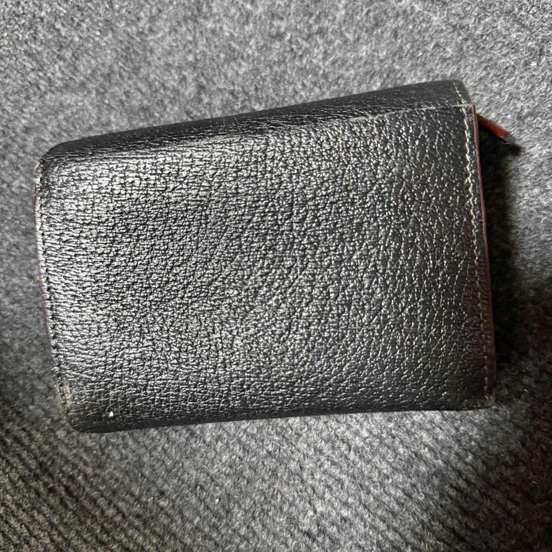 Vivienne Westwood 黒レザー三つ折り財布