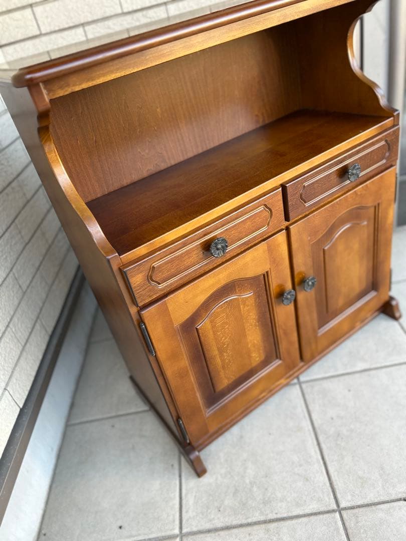 karimoku カリモク　コロニアル　電話台　レトロ　アンティーク