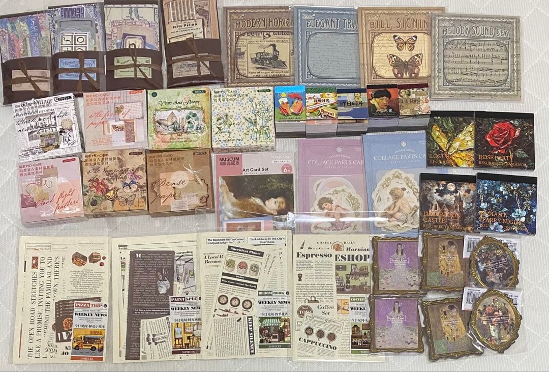 コラージュ素材100個セット