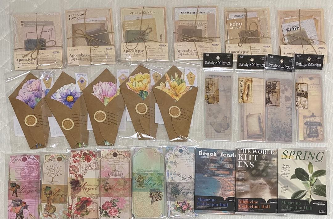 コラージュ素材100個セット