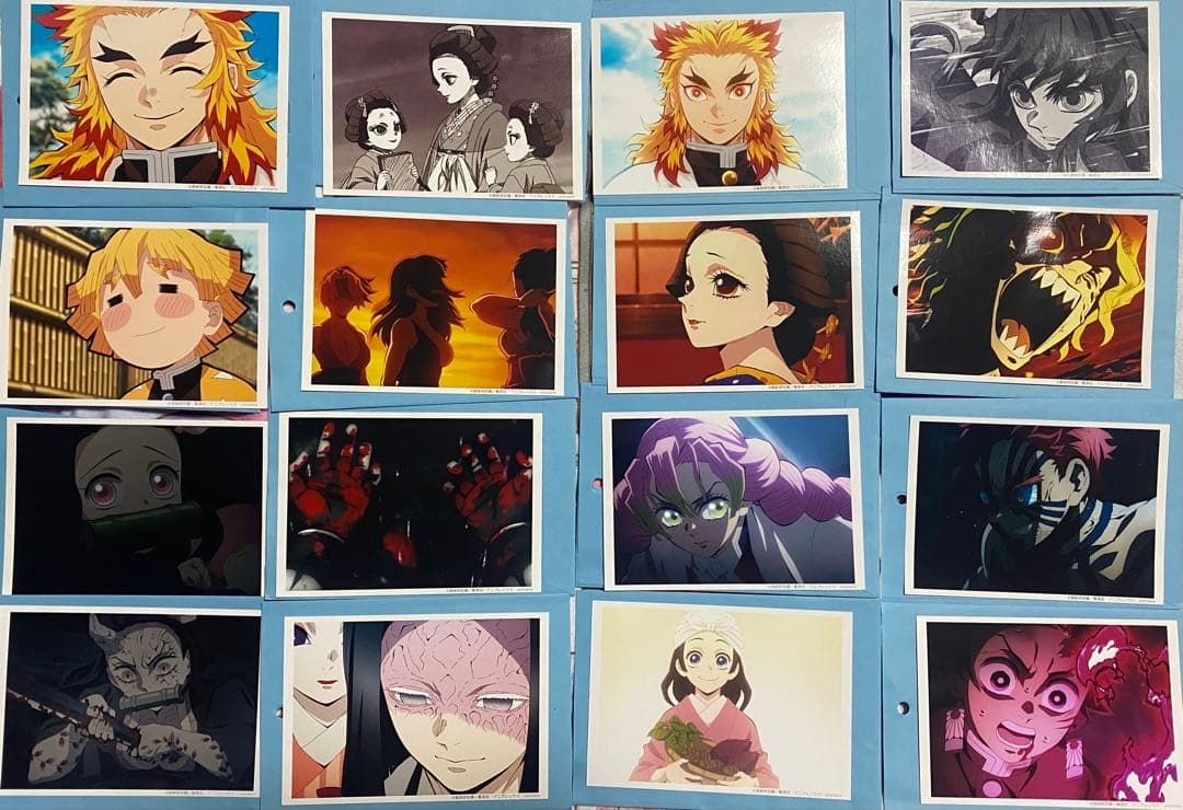 鬼滅の刃　場面写ブロマイドくじ71枚セット