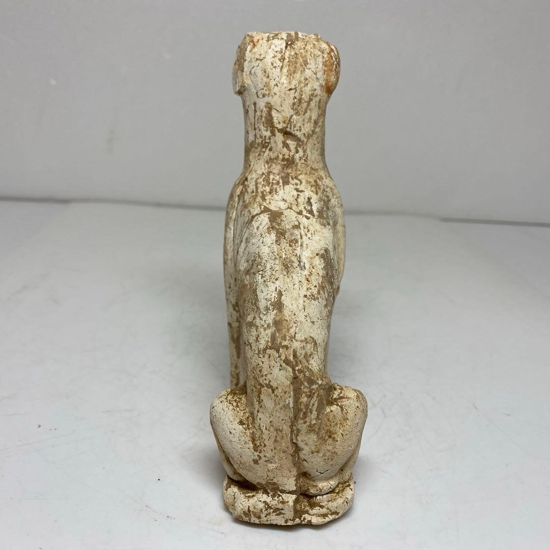 中国宋時代　加彩犬置物　高さ約13.7㎝　東さ7-1102☆2F