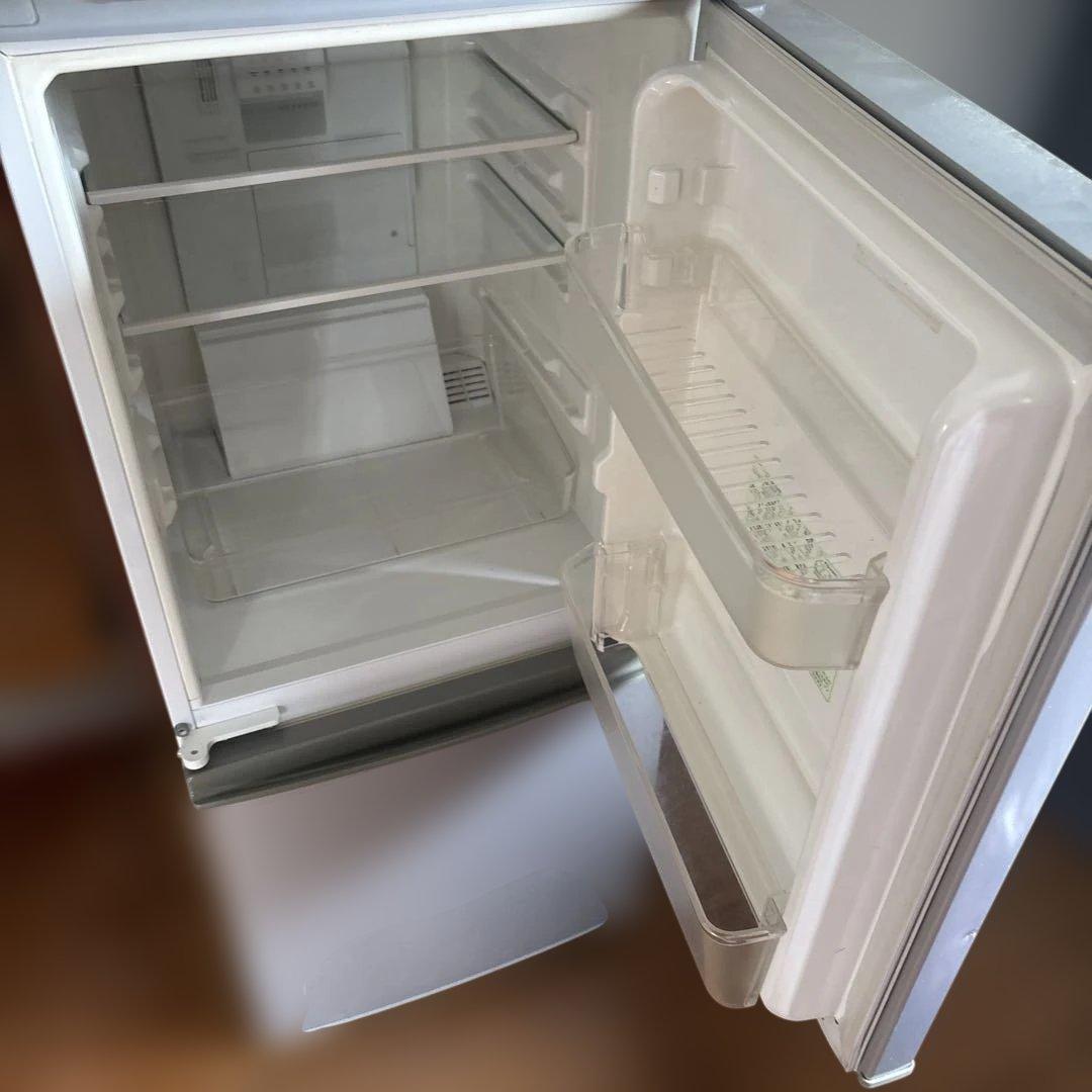 SHARP 冷蔵庫 SJ-14VP シルバー 2ドア「2008年式」