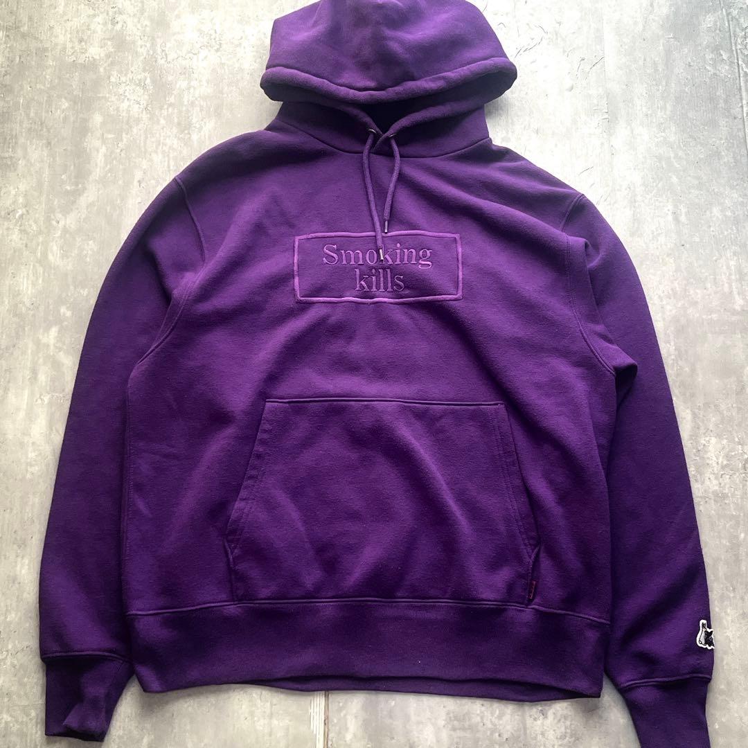 廃盤初期　FR2 撫子限定　smoking kills BOX刺繍　パーカー