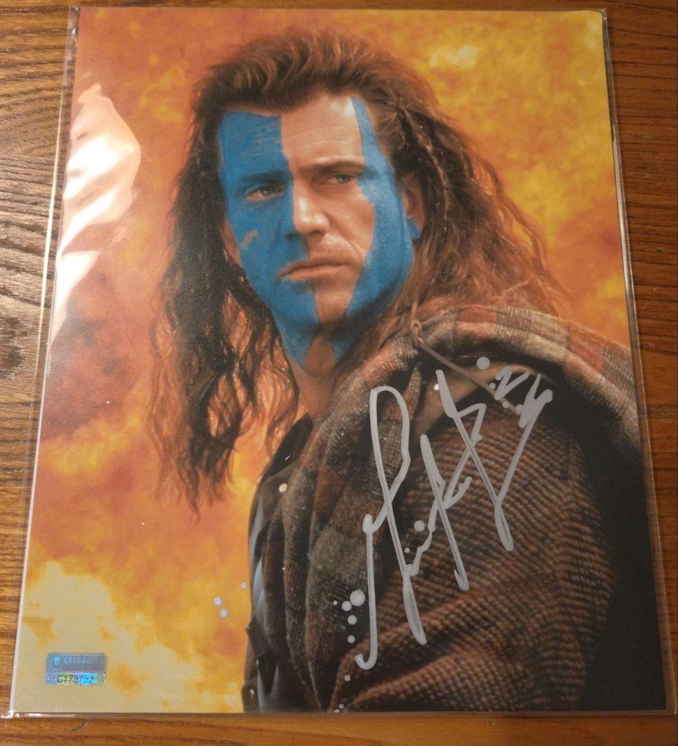 メル・ギブソン　直筆サイン　オートグラフ　8×10インチ 東京コミコン