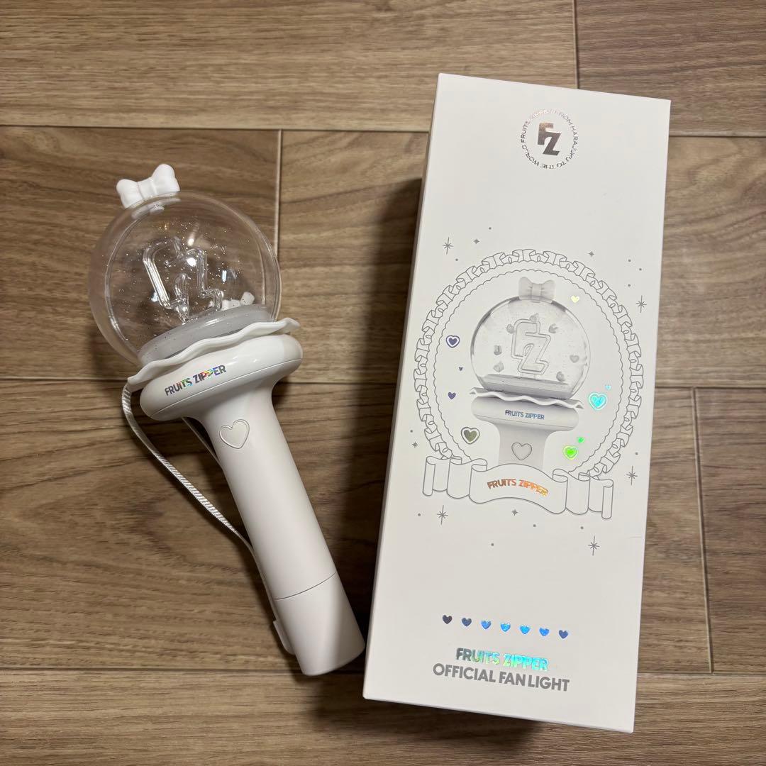FRUITS ZIPPER 公式ペンライト ＋ 銀テープセット（サイン入りあり）