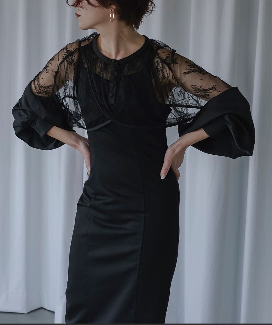 Ezick Lady set レーストップドレス オケージョン ボレロ