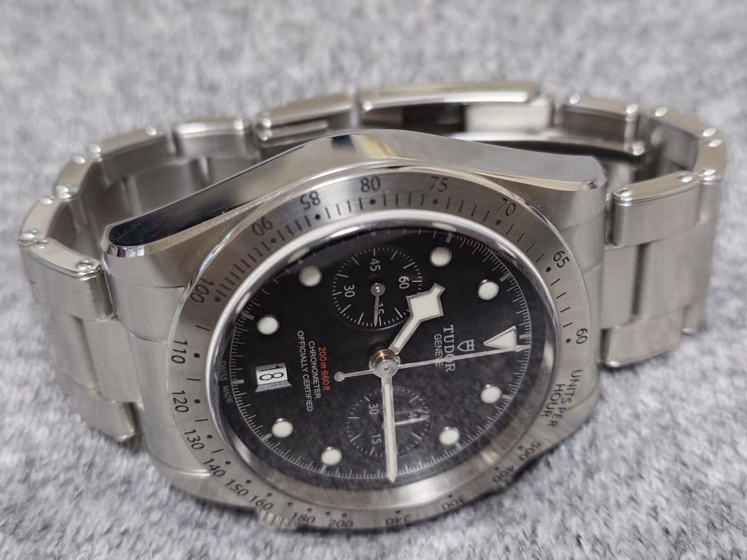 TUDOR 正規品 ブラックベイ クロノ 79350