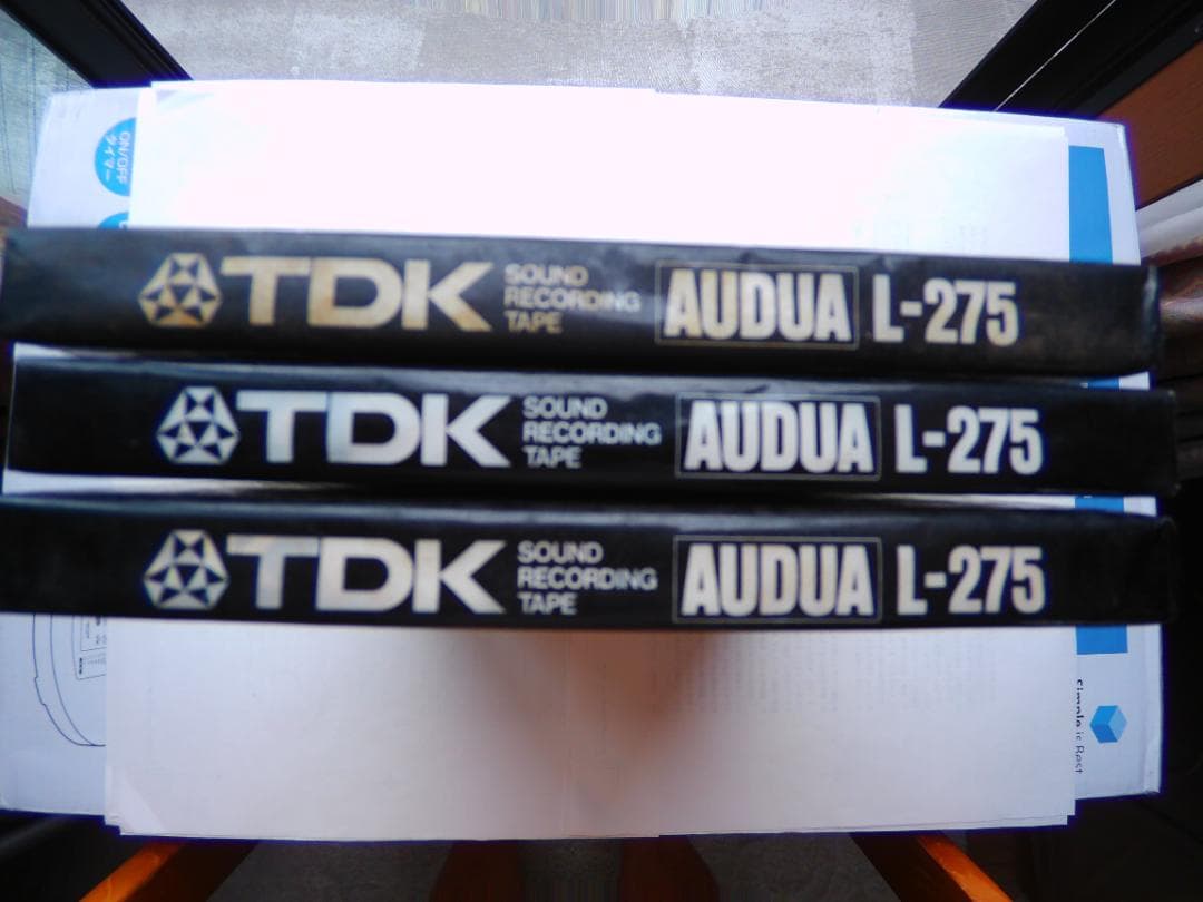 未開封／TDK　オーディオ　テープ　Ｌ－２７５：３本