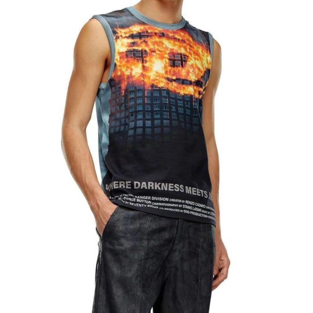 DIESEL T-Biscoup ノースリーブタンクトップ