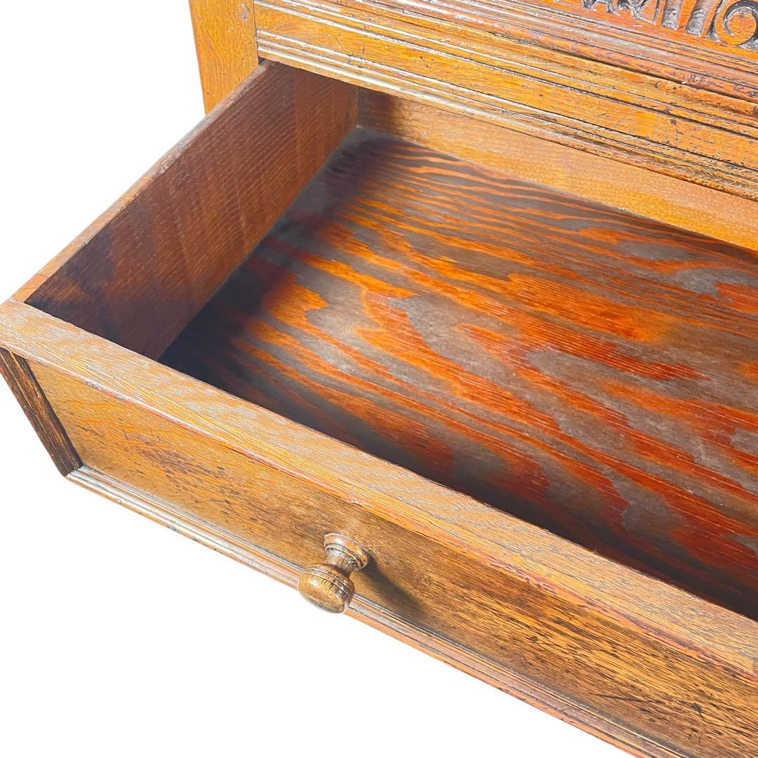 ケンタ　HR396 【アンティーク英国】1930年代　カービング　チェスト