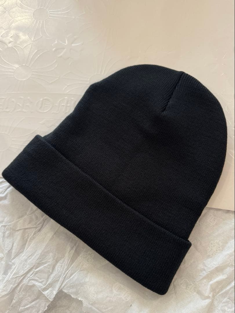100%正規品⭐︎CHROME HEARTS クロムハーツ ビーニー 黒 希少品