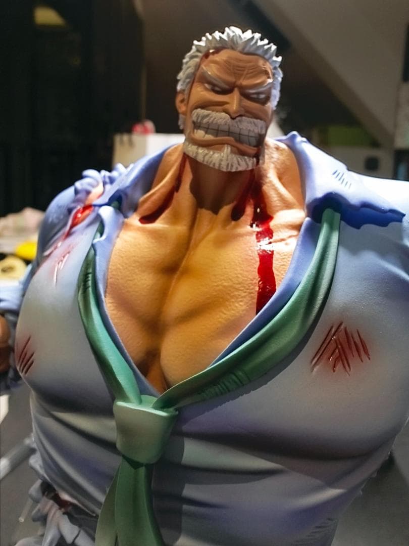 ONE PIECE 海軍英雄 モンキー・D・ガープ 樹脂 彫刻 フィギュア