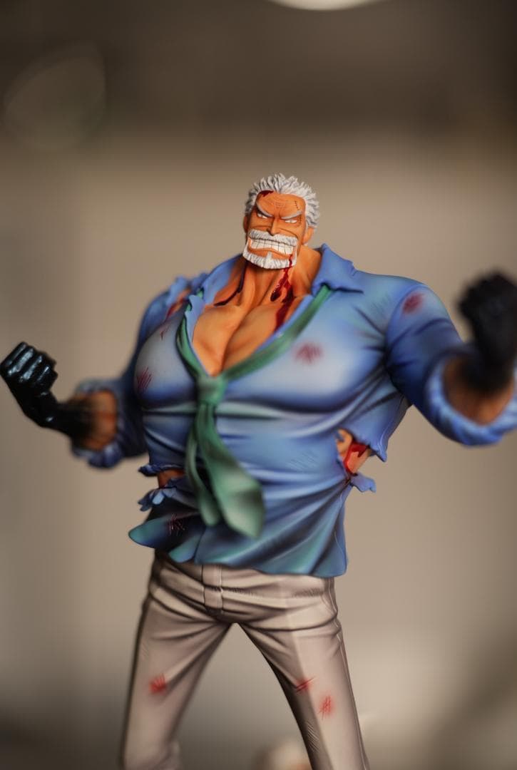 ONE PIECE 海軍英雄 モンキー・D・ガープ 樹脂 彫刻 フィギュア