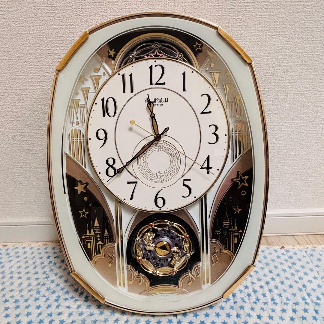 Small World リズムメロディからくり電波時計 スモールワールド