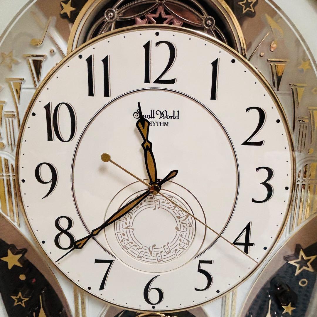 Small World リズムメロディからくり電波時計 スモールワールド