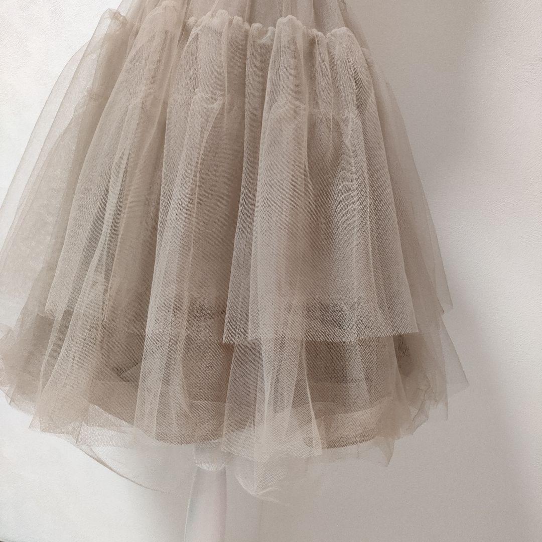 FOXEY　フリル　レース　スカート　フォクシー　40