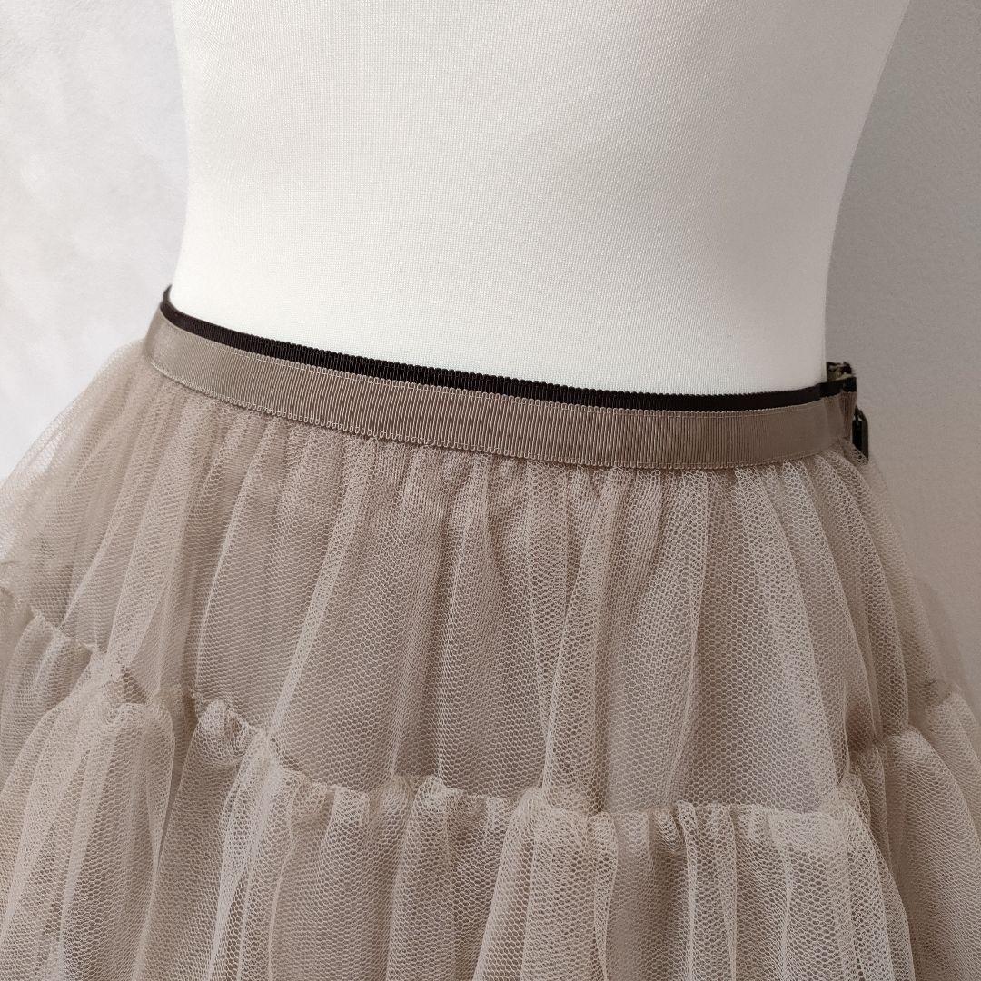 FOXEY　フリル　レース　スカート　フォクシー　40