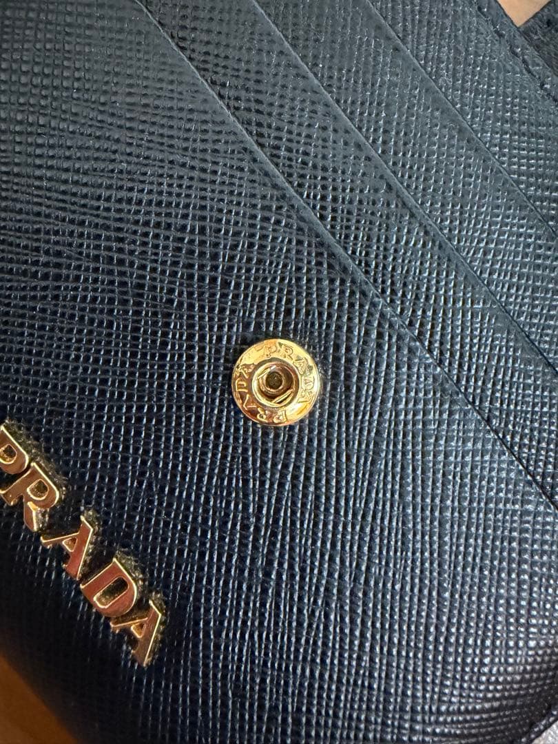 ⭐︎正規品⭐︎PRADA サフィアーノ 二つ折り財布 ブラック