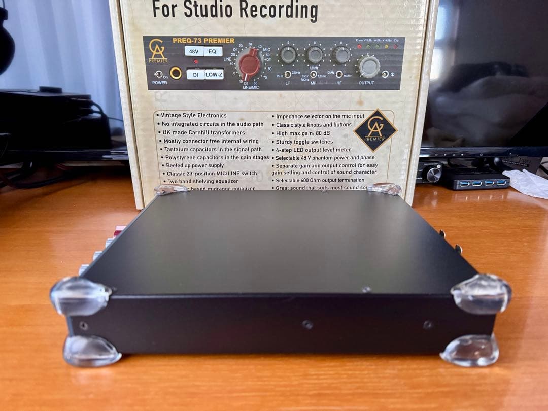古*亮様 PREQ-73 PREMIER マイクプリアンプ：箱・説明書・おまけ付