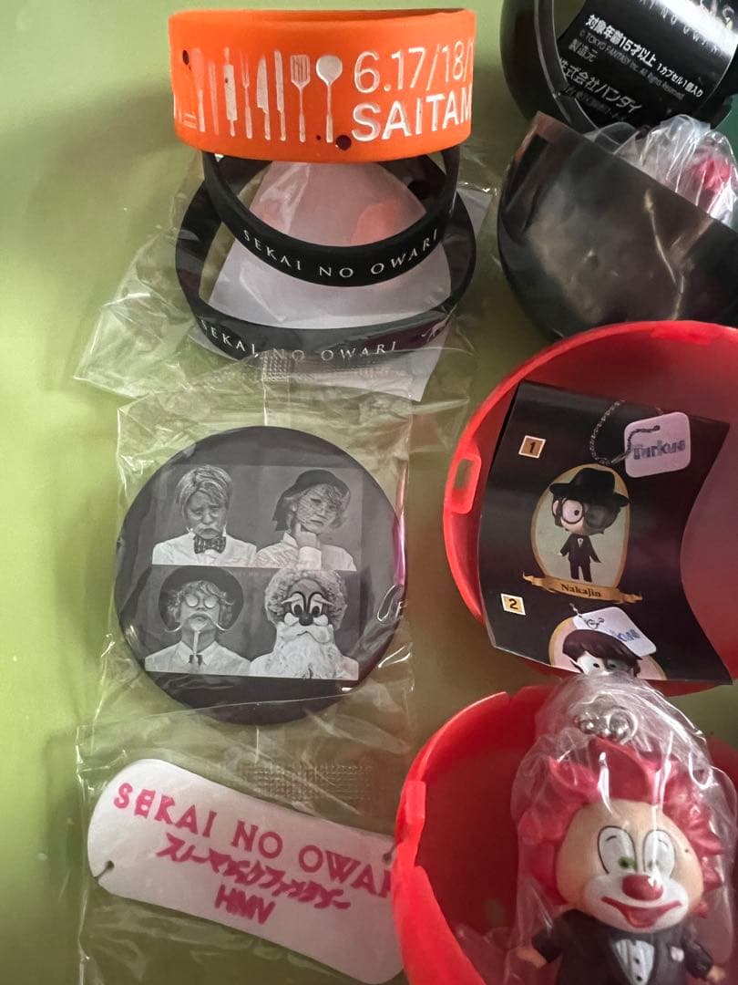 セカオワ　キーホルダーセット　シークレット　ラババン　CD特典　銀テープ