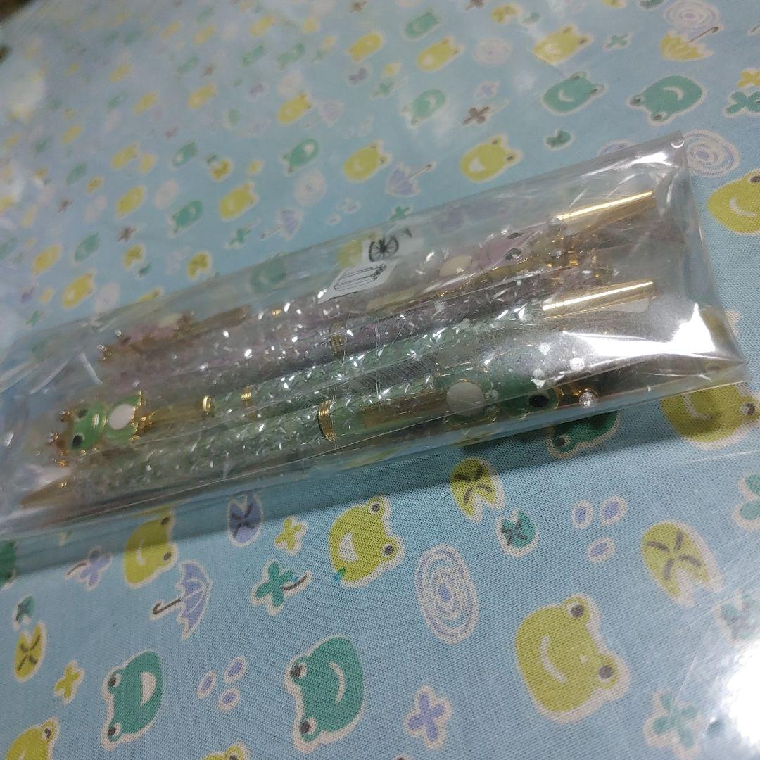 カエルデザイン ボールペン 4本セット