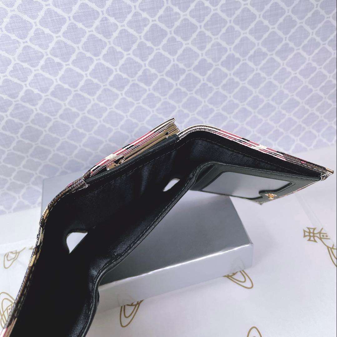 【可愛すぎ♡新品】可愛い ヴィヴィアン・ウエストウッド チェック 三折り財布