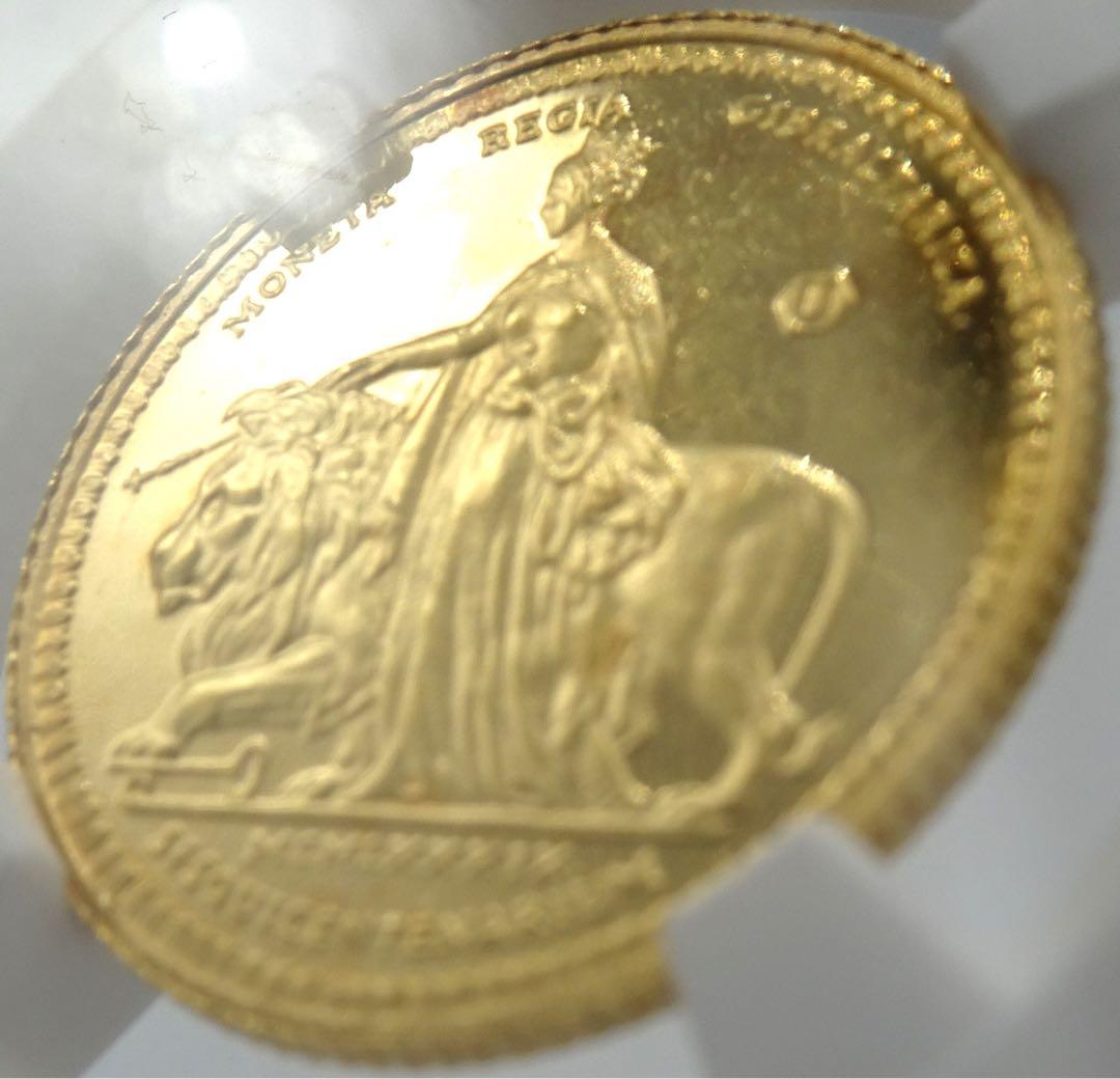 1989年 ウナとライオン　金貨 ハーフソブリン NGC 　イギリス　古銭