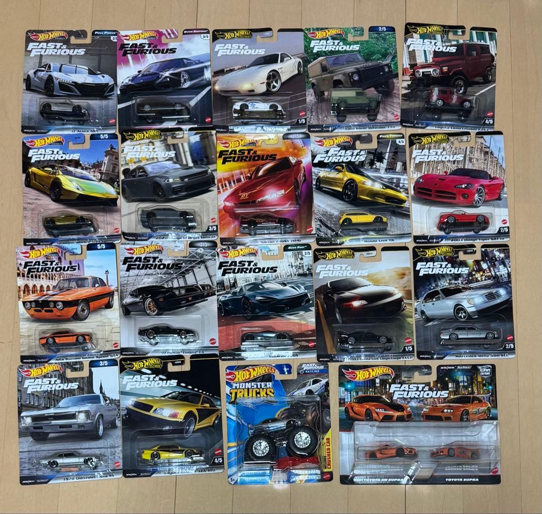 Hot Wheels Fast & Furious 未開封104台開封1台