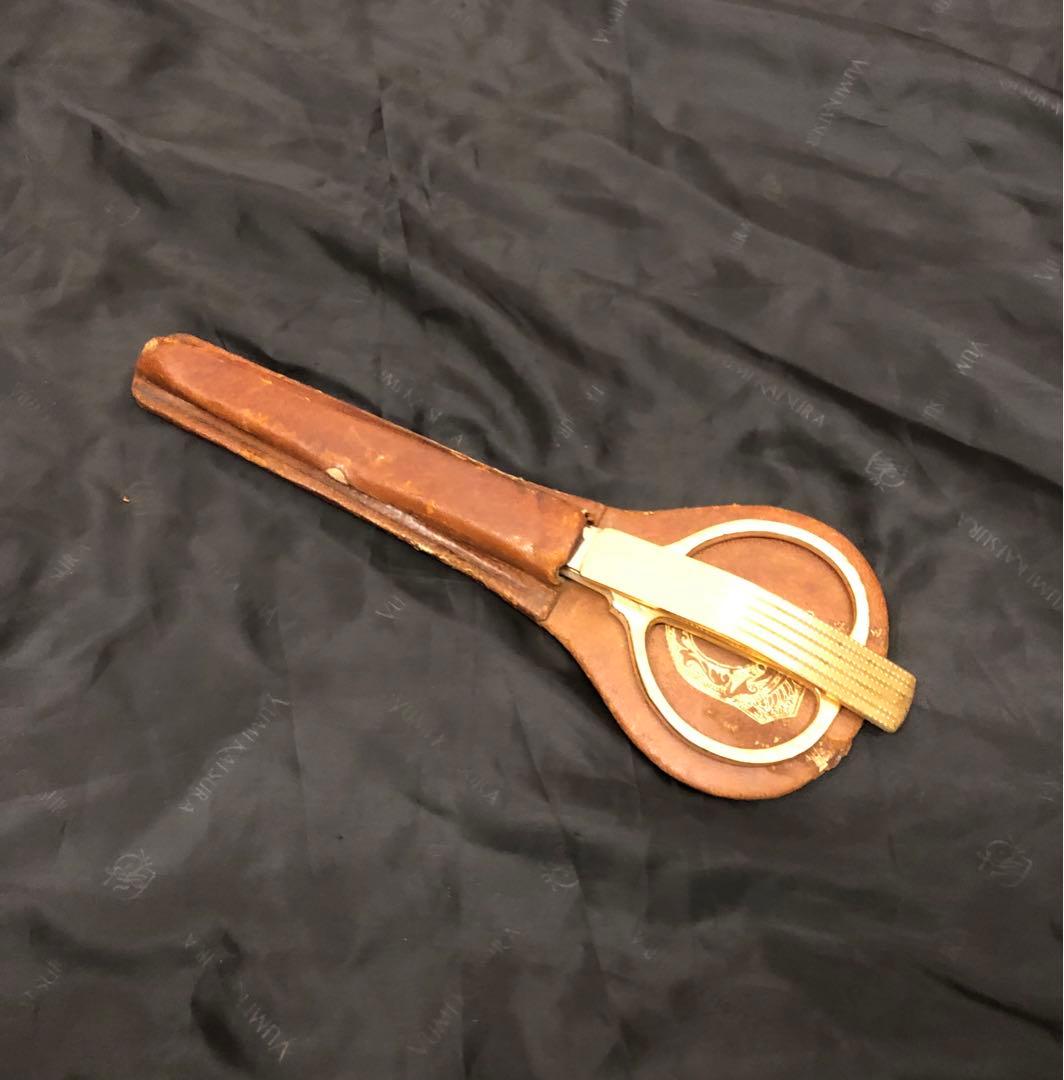 ペーパーナイフ ハサミ ケース付きフランス アンティーク