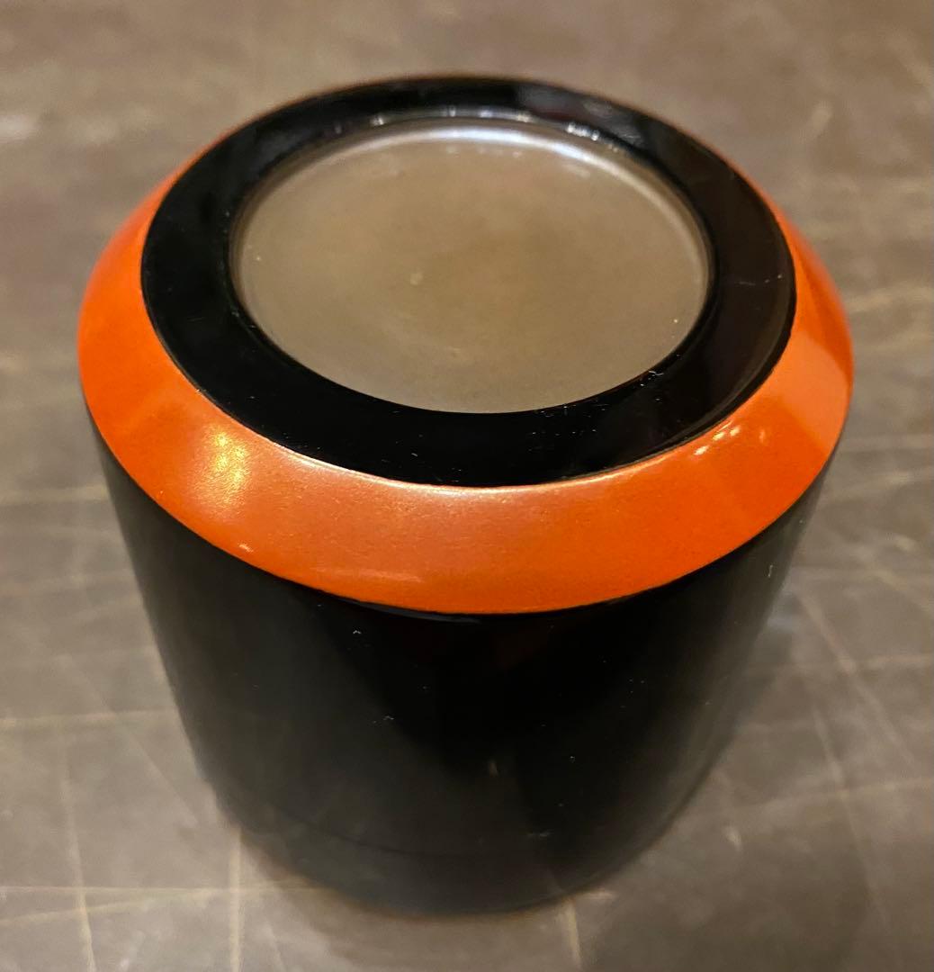 輪島塗　棗　蒔絵・鶴紋　鈴谷鐵五郎作 茶道具・ヴィンテージ　レア