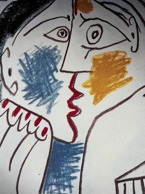 ほおづえ/パブロ ピカソ/ポスター