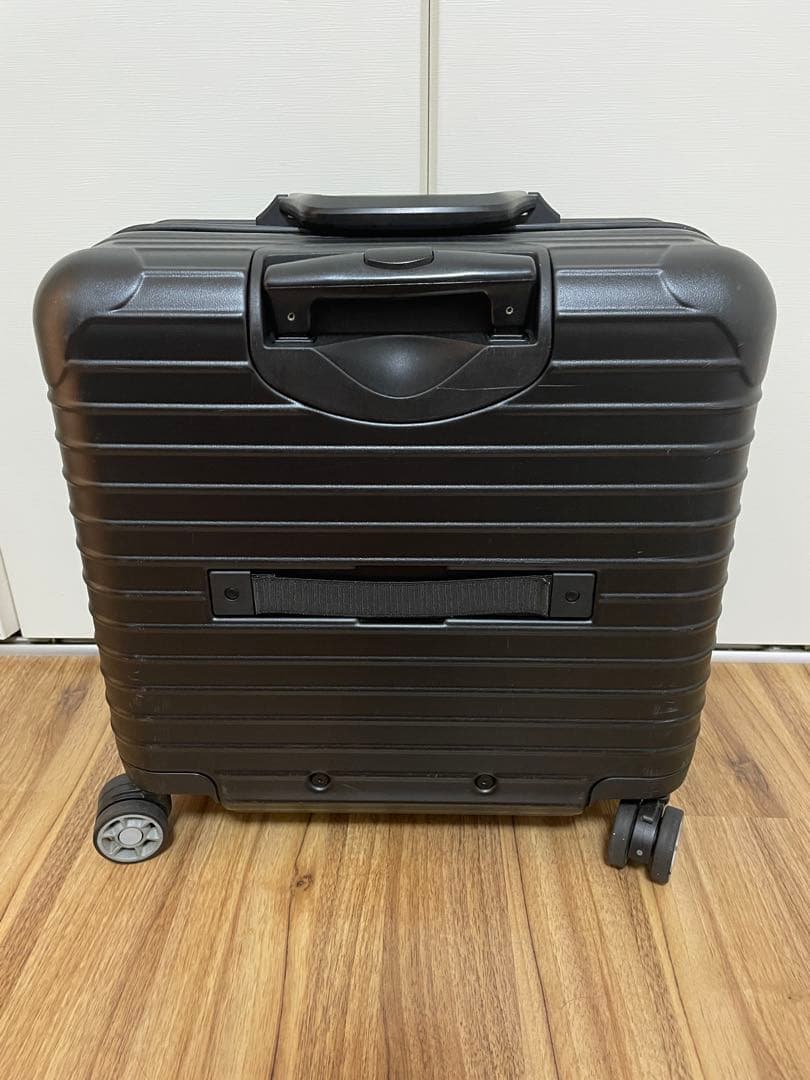 【美品】リモワ サルサ ビジネストロリー ブラック