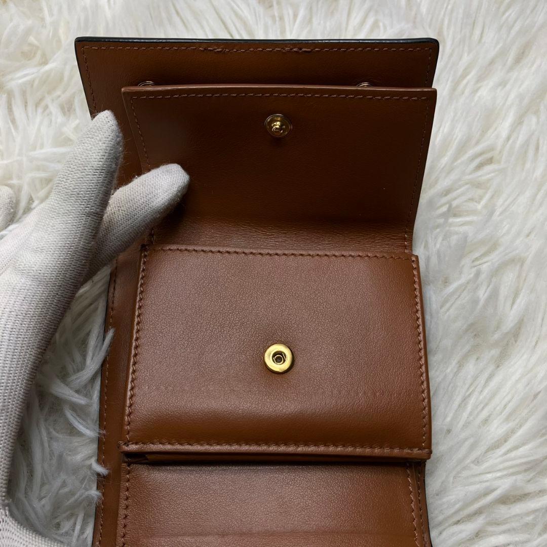 ⭐️美品 CELINE スモール トリフォールド ウォレット トリオンフ レザー