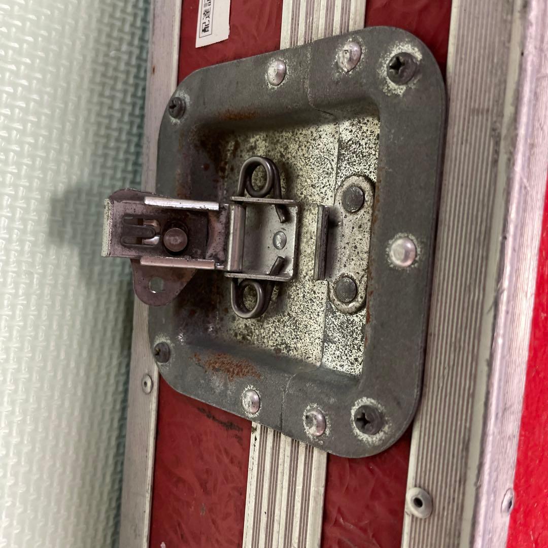 楽器ケース 赤　ハードケース　133cm✖️33cm✖️10cm