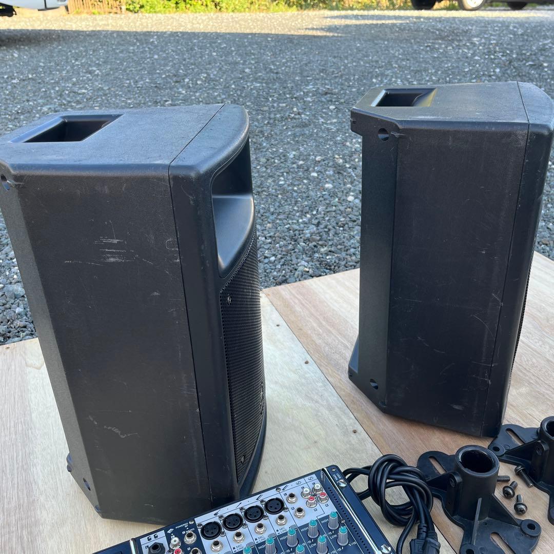 Yamaha パワードスピーカーとミキサーセット