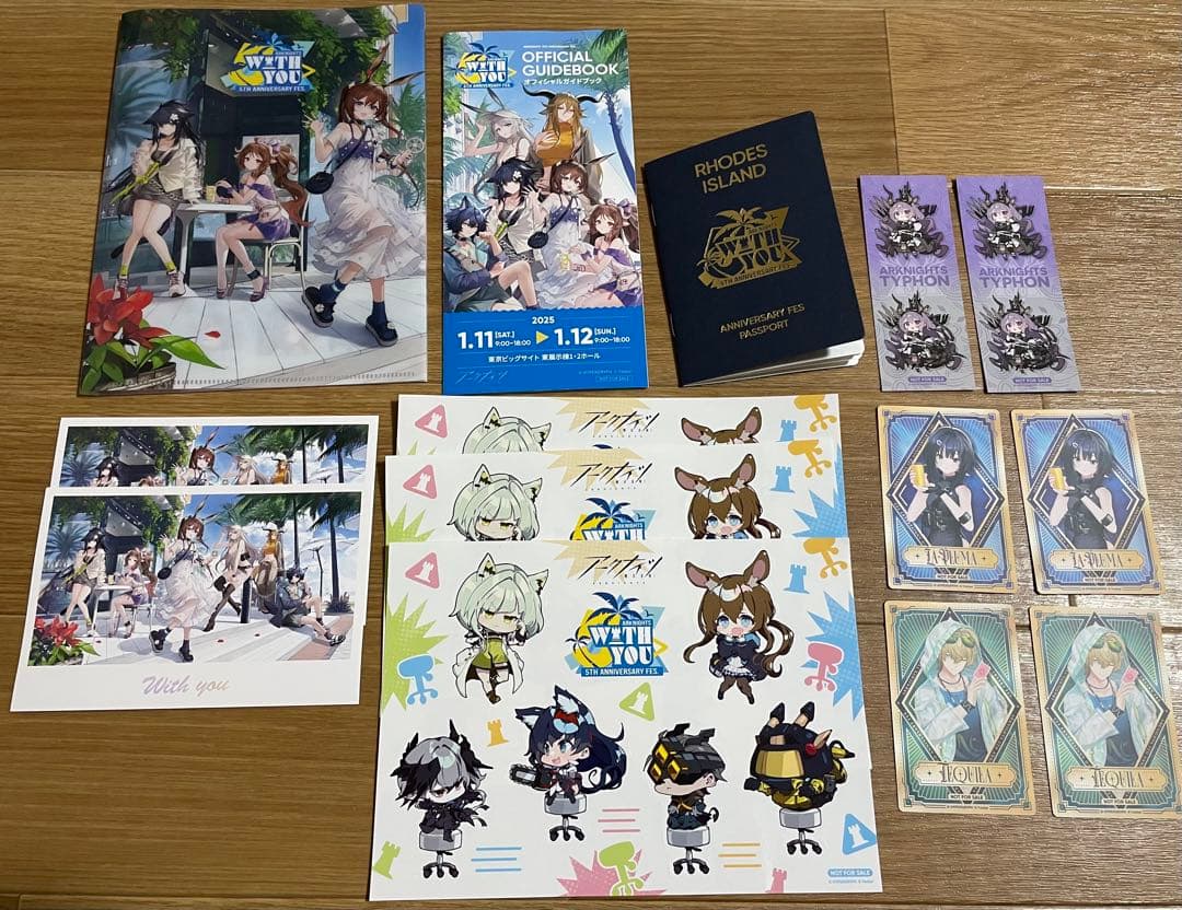 アークナイツ5周年　フェス　グッズ
