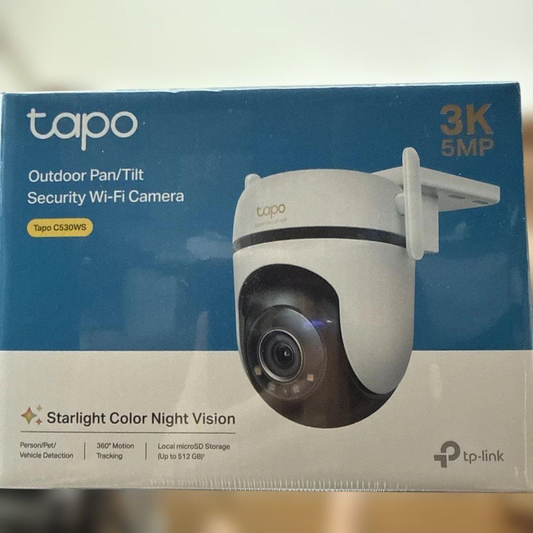 【未開封】tapo C530WS 3K 5MP 360° IP66防犯カメラ