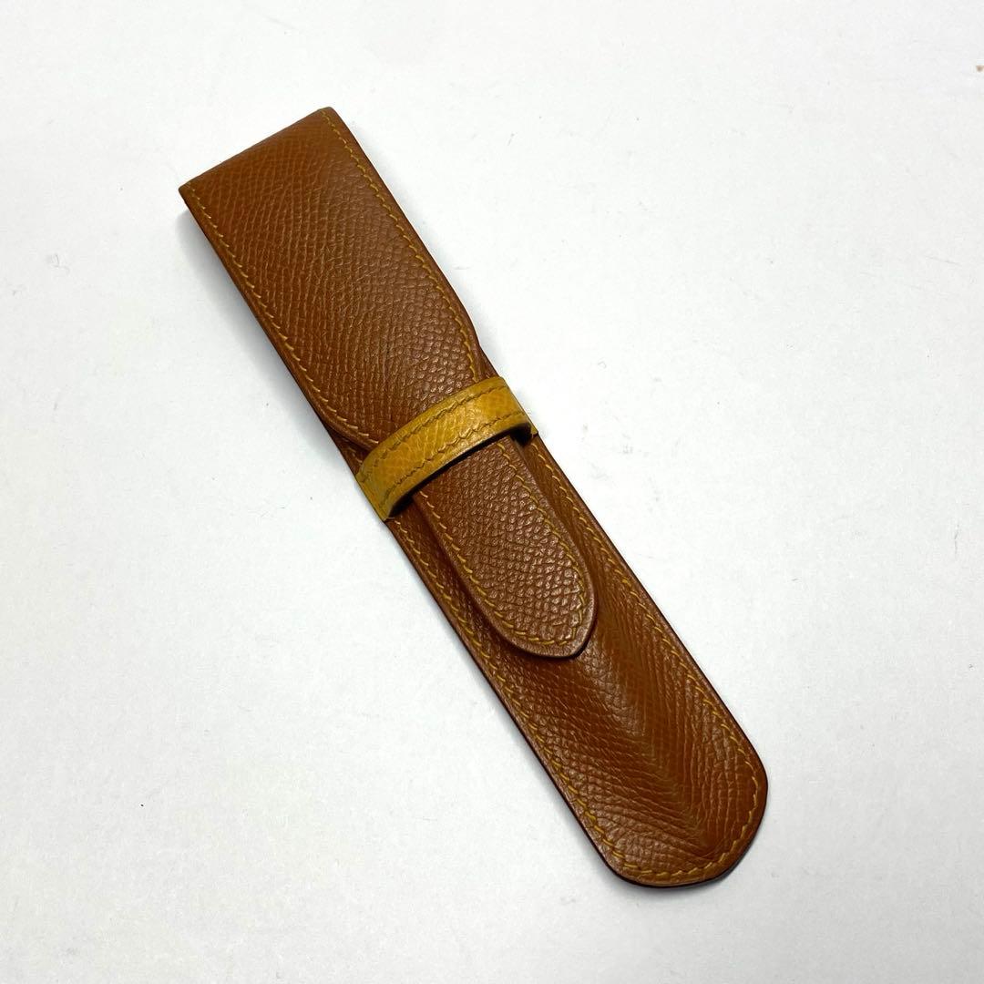HERMES エルメス　ペンケース　クシュベル　刻印