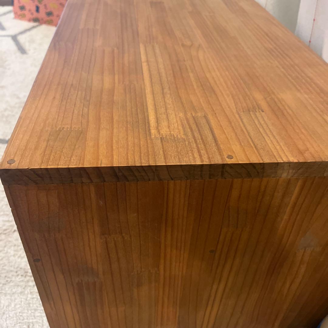 ⚫︎お値下げ⚫︎木製テレビボード アンティーク風 無垢材風