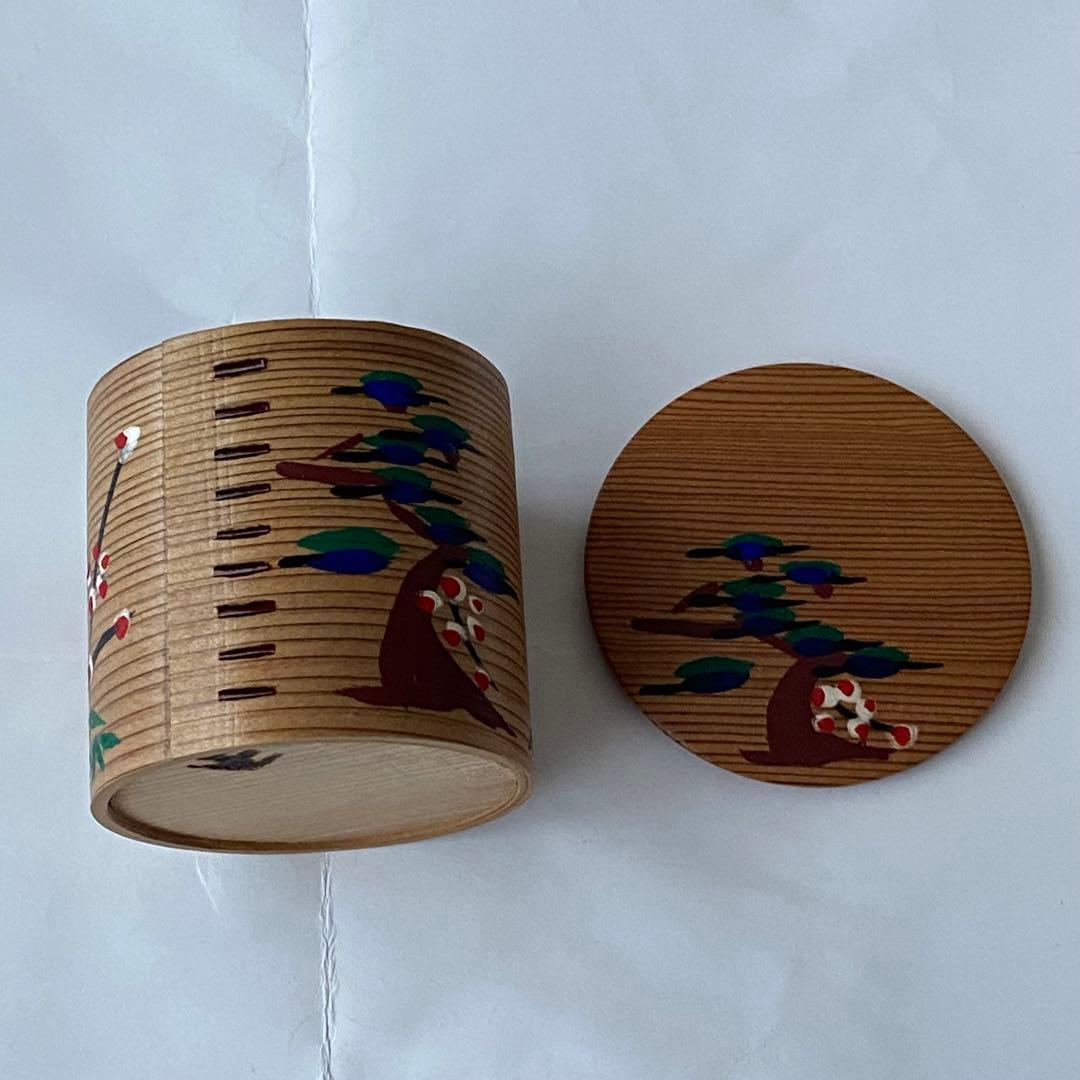 茶道　棗　曲物