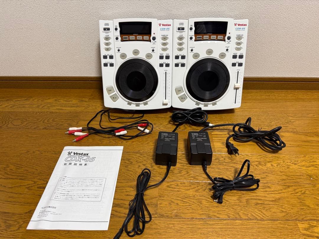 Vestax CDX-05 ホワイト　2台セット