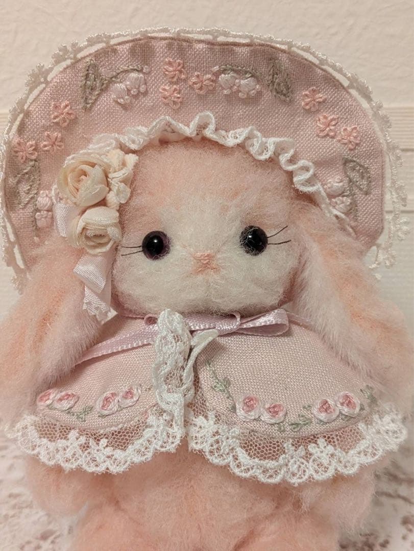 テディベア作家　Dreamy rabbit様　アートドール垂れ耳のテディラビット