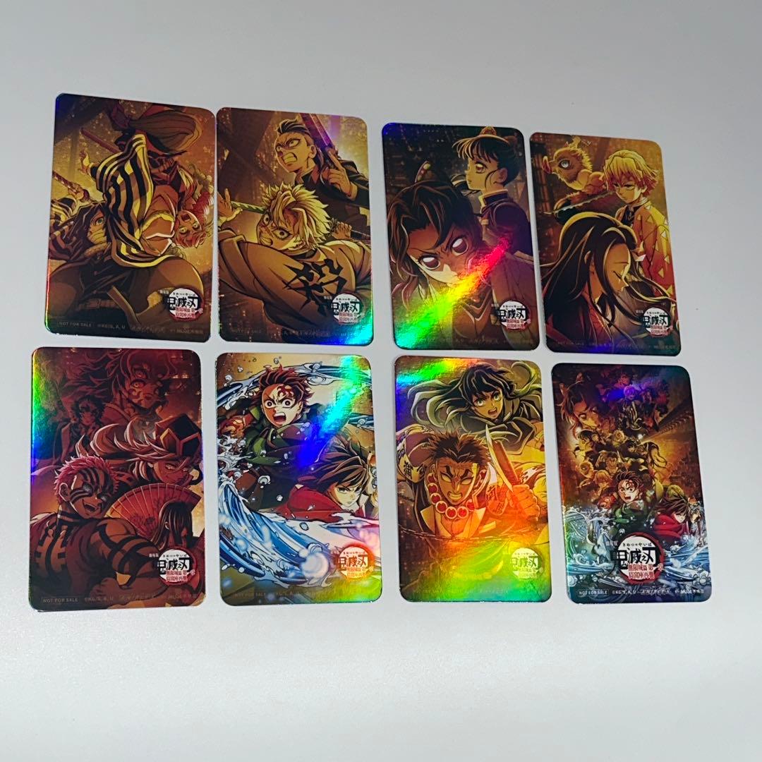 m*a様 台湾限定 鬼滅の刃 無限城編 劇場特典ホログラムカード全8枚コンプセッ