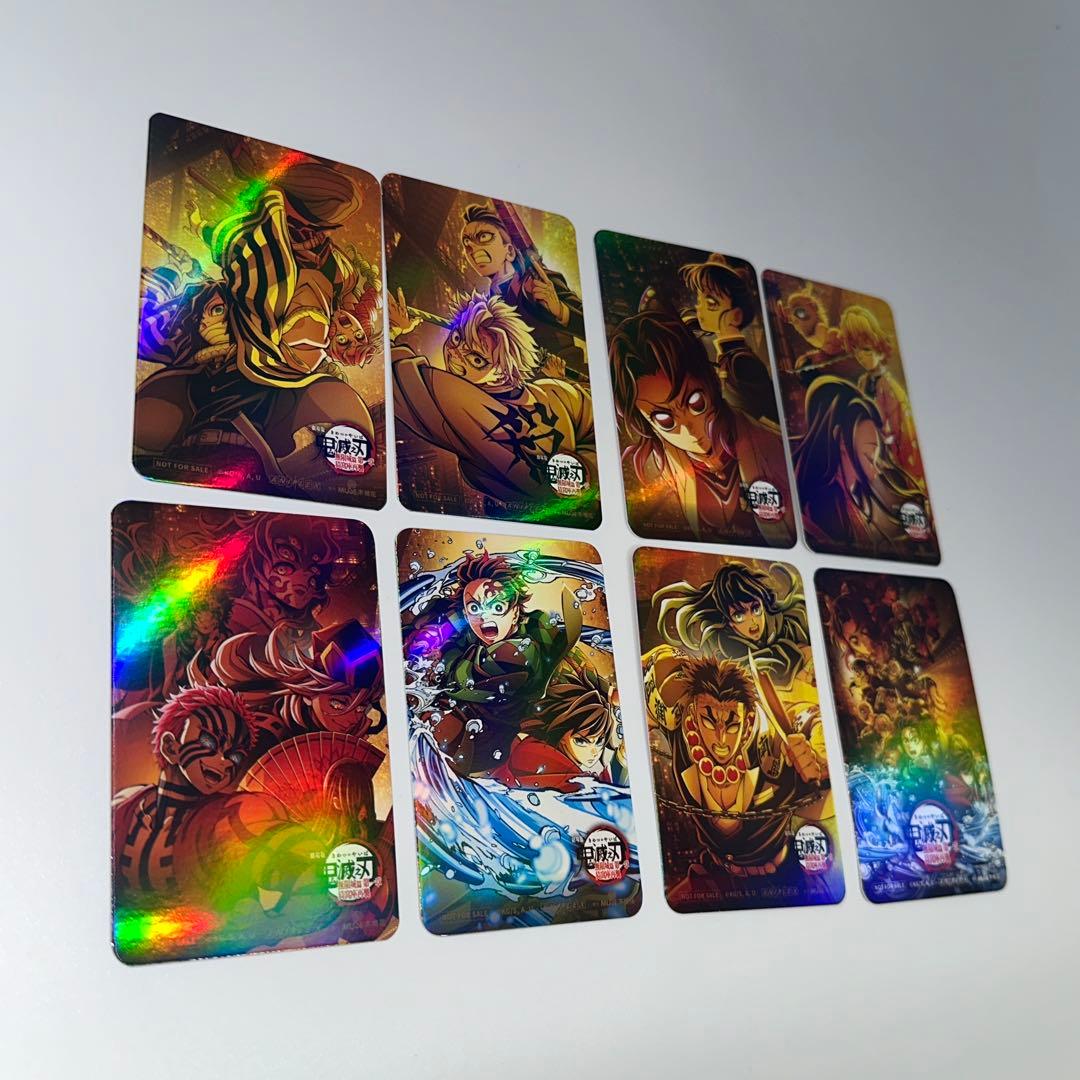 m*a様 台湾限定 鬼滅の刃 無限城編 劇場特典ホログラムカード全8枚コンプセッ